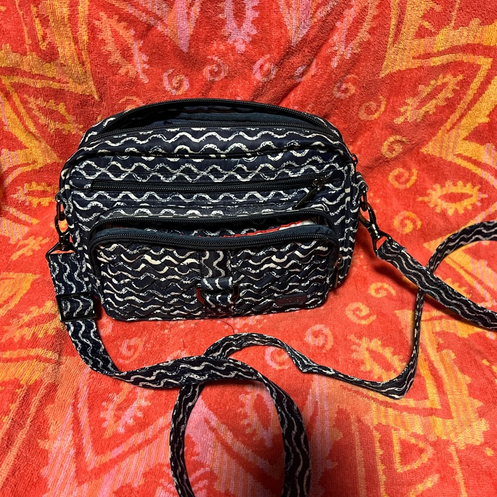 Lugs rfid travel crossbody